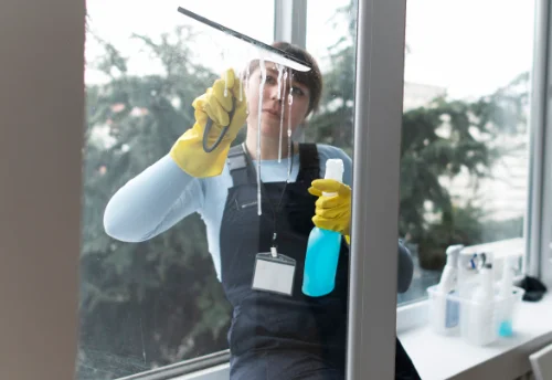 Nettoyage de vitres intérieures et extérieures à Saint-Charles-la-Forêt